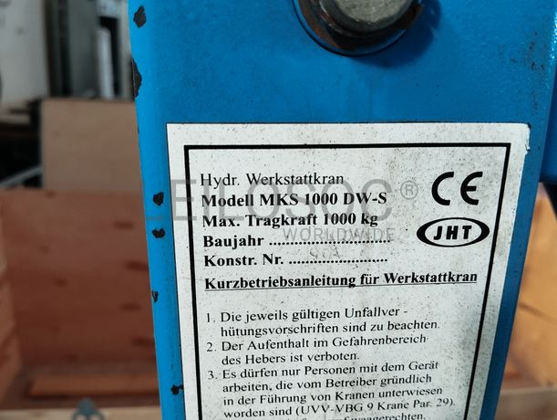 Porta paletes · Grua hidráulica motores