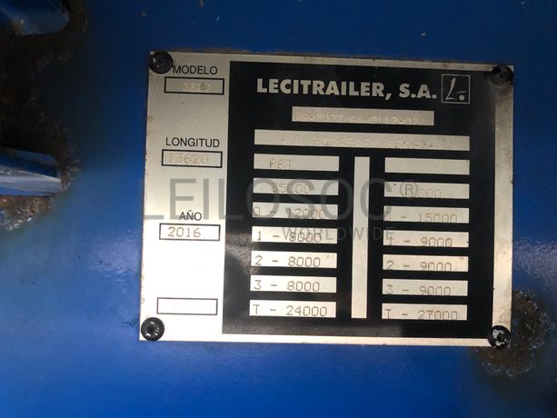 Lecitrailer 3E20 · Ano 2016