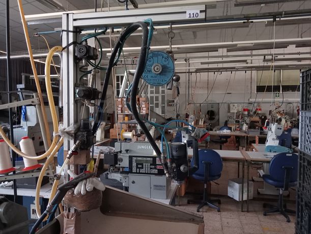 Máquina de Zig-Zag · Máquina de Recobrimento · Máquina de Ponto Corrido · Máquina de Orlar · Máquinas de Coluna Alta · Mesa de dar cola