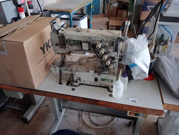 Máquina de Zig-Zag · Máquina de Recobrimento · Máquina de Ponto Corrido · Máquina de Orlar · Máquinas de Coluna Alta · Mesa de dar cola