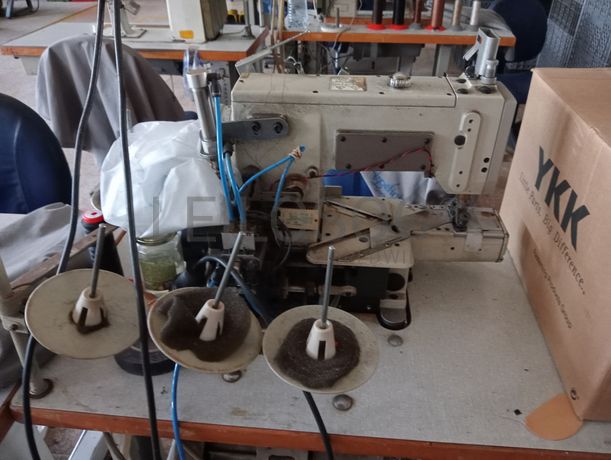 Máquina de Zig-Zag · Máquina de Recobrimento · Máquina de Ponto Corrido · Máquina de Orlar · Máquinas de Coluna Alta · Mesa de dar cola