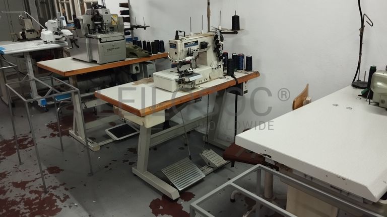 Vestuário · Matérias-Primas · Equipamentos Indústria Têxtil · Equipamento de Escritório