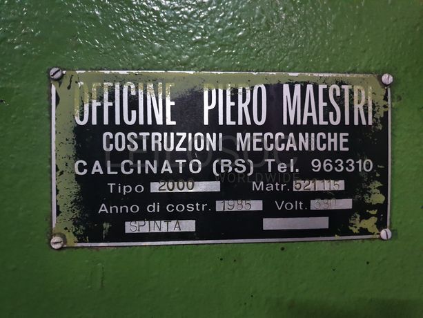 Prensa Ficep PVH · Forno Maestri