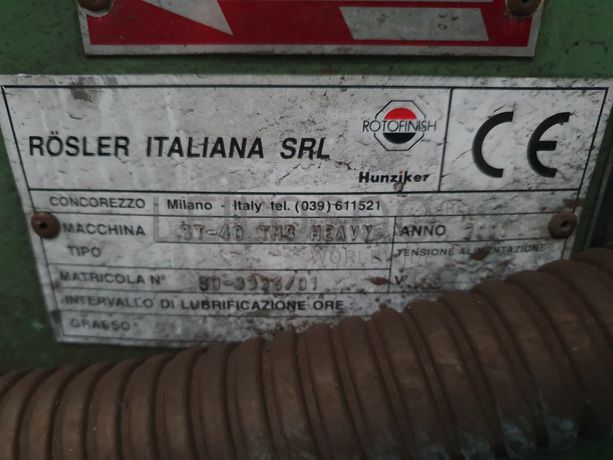 Máquina Secar por Vibração a Seco Rosler