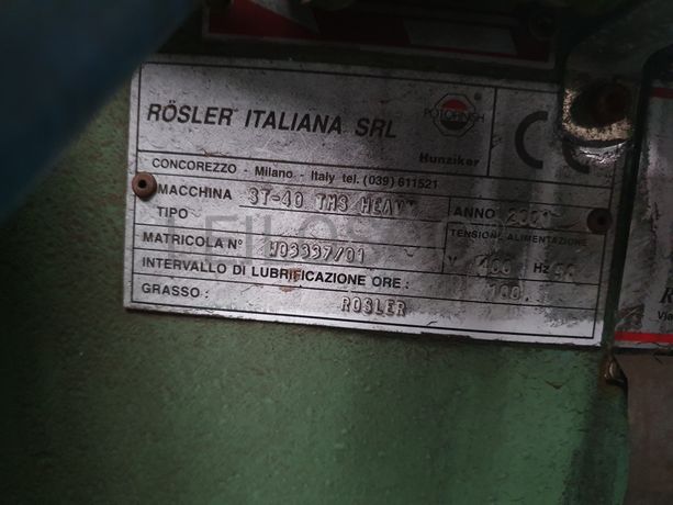 Máquina Secar por Vibração a Seco Rosler