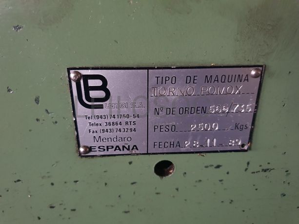 Torno Copiador Lanbi Pomox