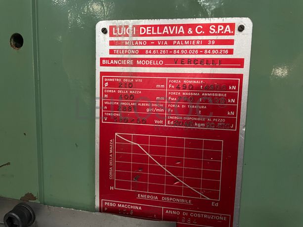 Prensa Dellavia Verceli · Forno Maestri CT