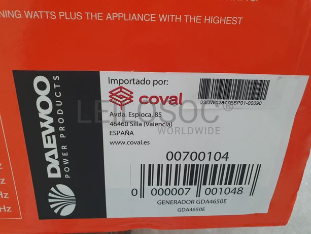 GERADOR DAEWOO