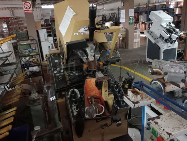 Máquinas para Tirar Formas · Máquina de Montar Bicos · Máquina de Aquecer Cortes · Reativador