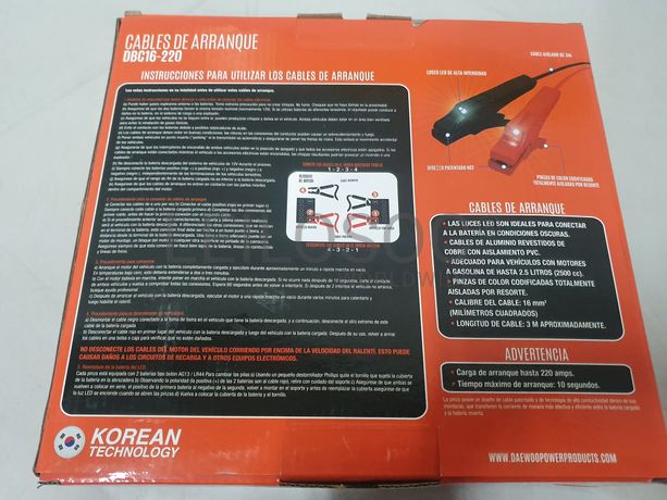 CABOS BATERIA DAEWOO