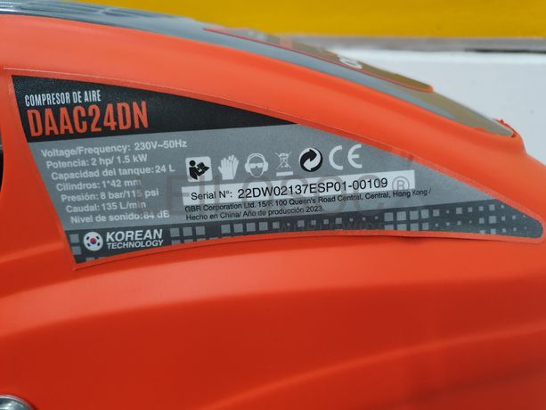 COMPRESSOR AR COMPRIMIDO DAEWOO