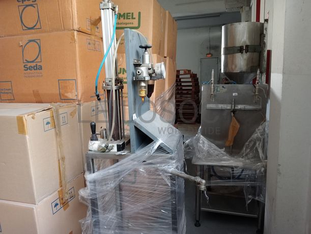 Máquinas de encher · Porta paletes · Diversos