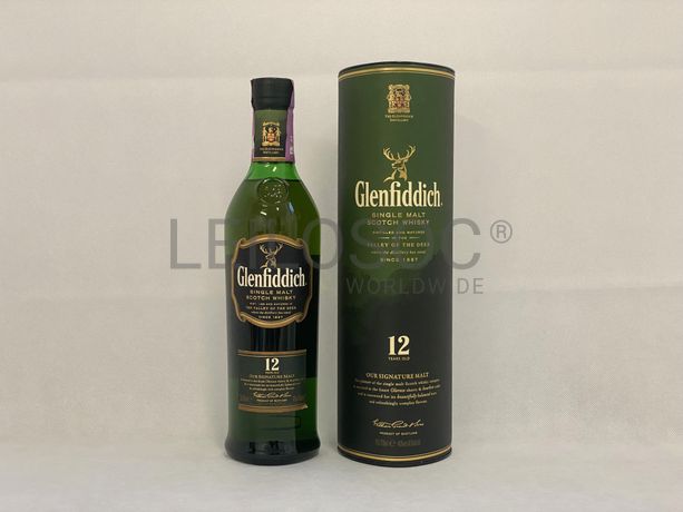 Whisky 'Glenfiddich Single Malt' - 12 Anos