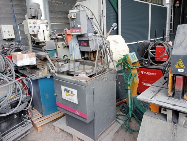 Serrote de disco + Máquina de furar + Aparelho de soldar + Balança