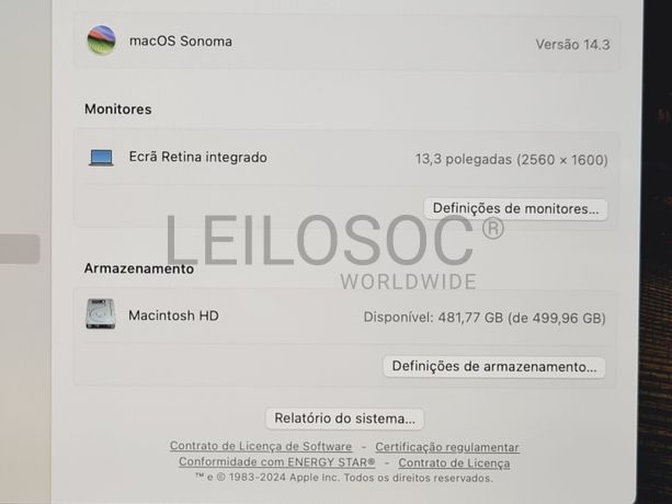 Portátil MacBook Pro