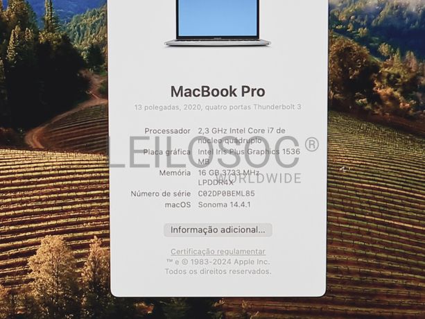 Portátil MacBook Pro