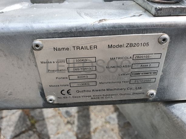 Atrelado Trailer ZB20105