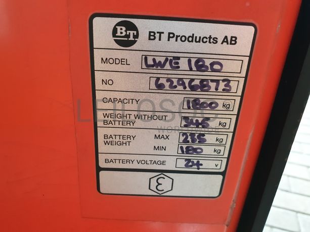 Porta Paletes BT LWE 180