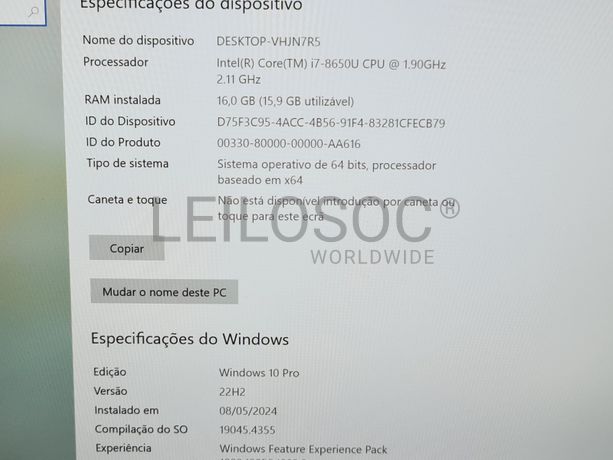 Portátil Lenovo ThinkPad X1 Carbon de 6ª Geração