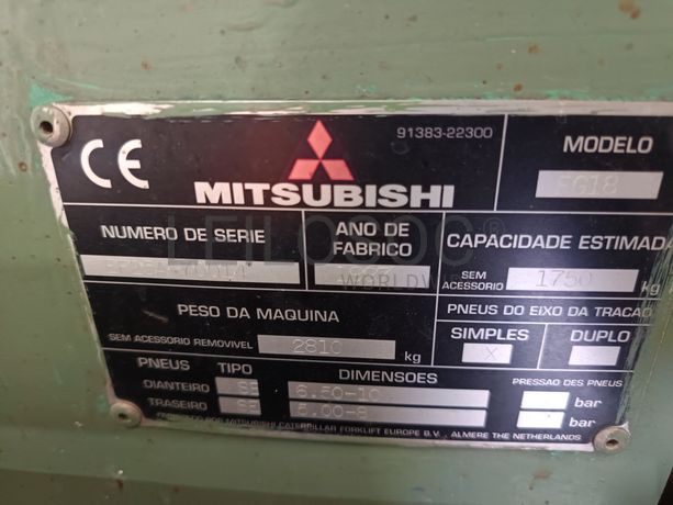 Empilhador Mitsubishi 15 FG18