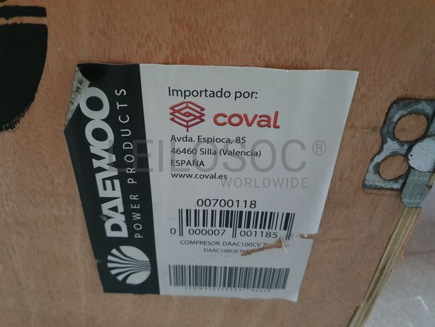 Compressor Ar 100 LTS DAEWOO