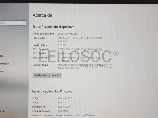 Portátil Goeik One Pro P1550 Full Metal Body Grey