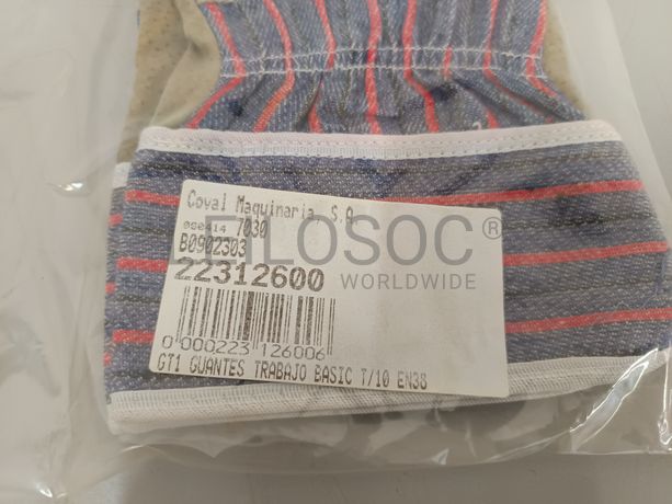 LUVAS ANTI CORTE TRABALHO BASIC