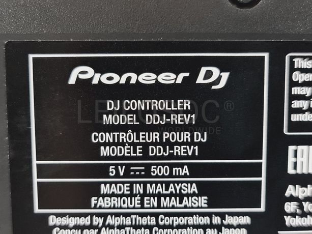 Controlador DJ de 2 canais