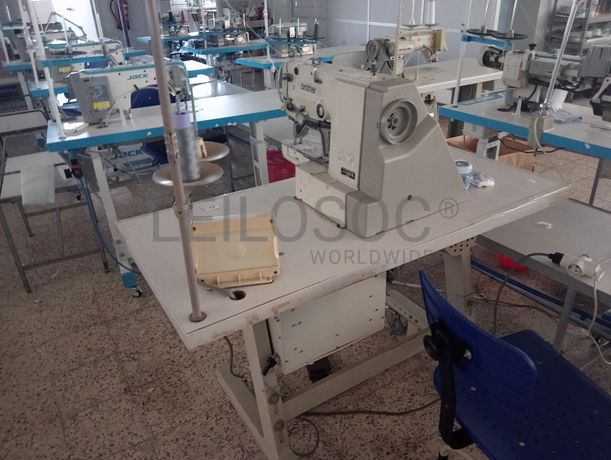 Máquinas de Ponto Corrido · Máquina de Mosquear · Máquina de Corte e Cose · Máquina de Virar Punhos e Colarinhos