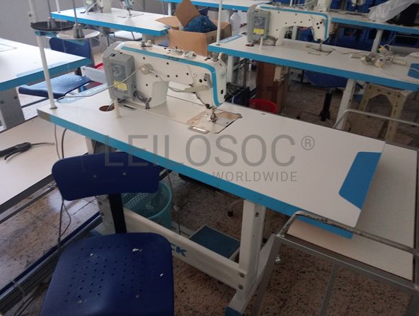 Mesa de Dobrar · Máquinas de Pregar Botões · Máquina de Casear · Máquinas de Ponto Corrido · Máquina de 2 Agulhas