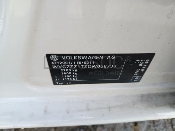 Volkswagen Touran 2.0 TDI · Ano 2012