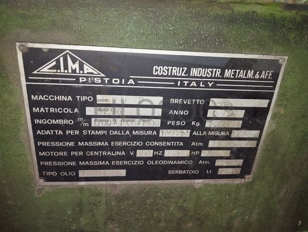 Prensa de Vulcanização de Pneus