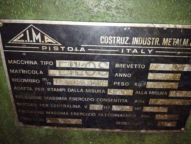 Prensa de Vulcanização de Pneus