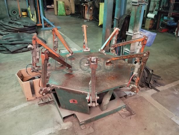 Equipamento de Calibragem · Equipamento de Rodar Pneus · Bancada Giratória · Mesa de Montagem