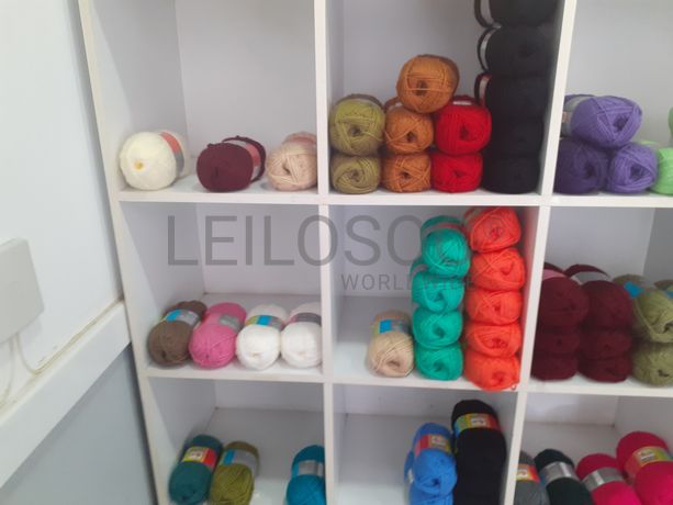 Material de Costura · Artigos de Retrosaria · Mobiliário de Escritório · Expositores