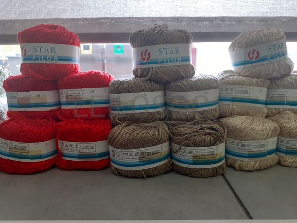 Material de Costura · Artigos de Retrosaria · Mobiliário de Escritório · Expositores