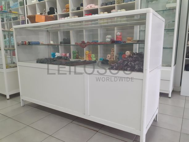 Material de Costura · Artigos de Retrosaria · Mobiliário de Escritório · Expositores