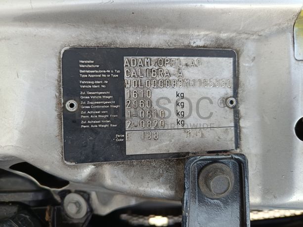 Opel Calibra A · Ano 1991