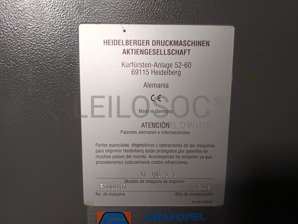 Máquina Impressão 5 cores