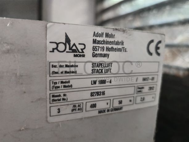 Elevador de Pilhas de Papel