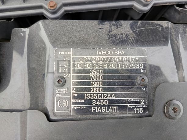 Iveco 35-160 · Ano 2017