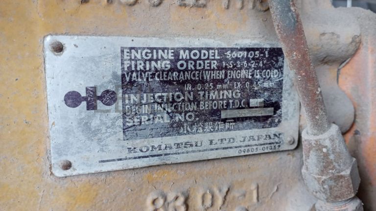 Escavadeira - Komatsu/S6D105