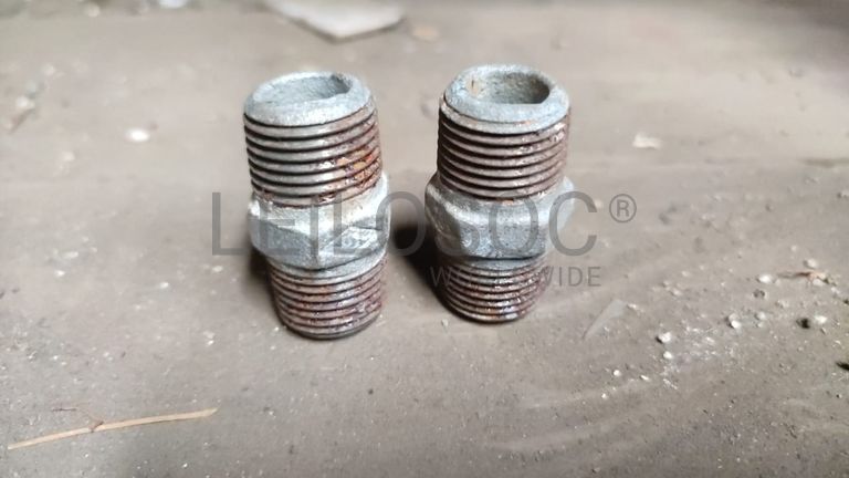 Niplos galvanizados de 0.50mm