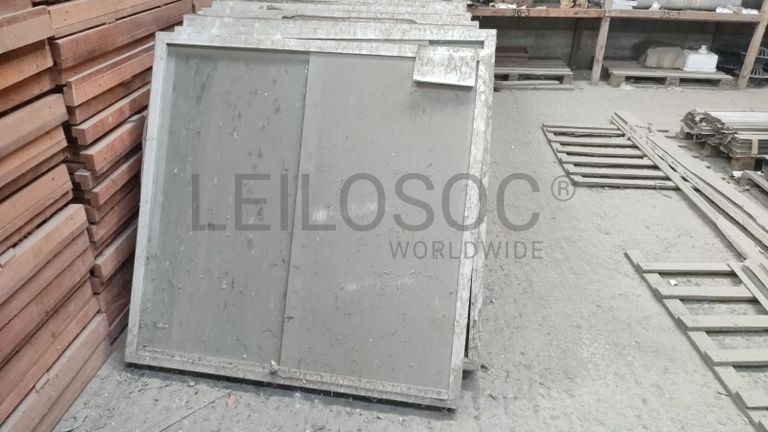 Vitrinas de alumínio.