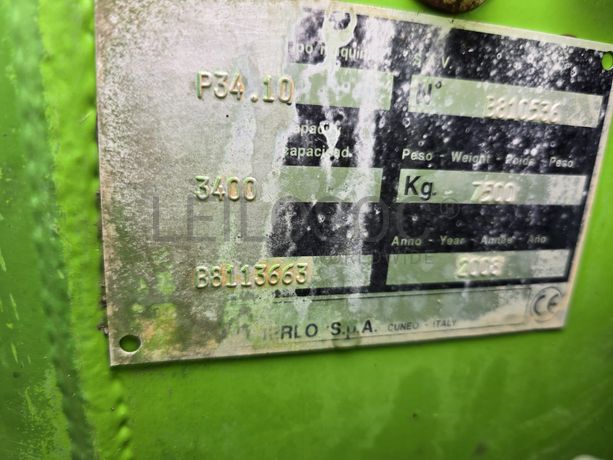 Empilhador Telescópico Merlo P3410 · Ano 2008