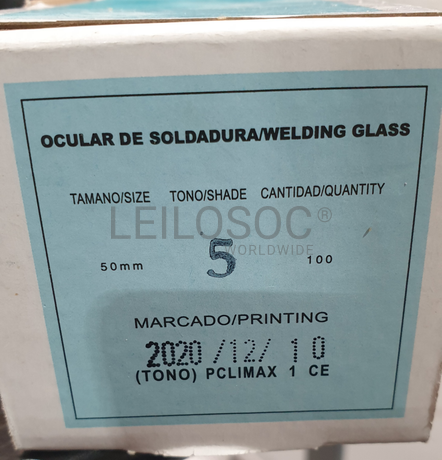 Caixa com vidros Din para óculos