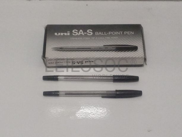 Canetas pretas marca uni SA-S