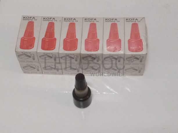 Tinta preta p/ carimbo