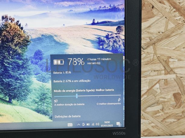 Portátil Lenovo ThinkPad W550s