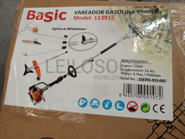 Motor a gasolina Basic com corta sebes